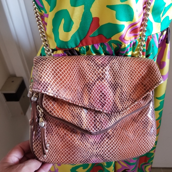 henri bendel Handbags - New sale! Henri  Bendel snake leather python crossbody bag